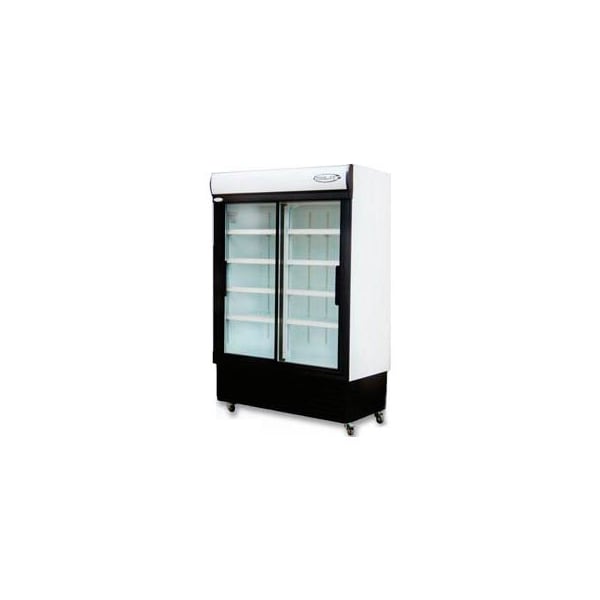 Mvp Group Kool-It - Reach-In Cooler, Double Sliding Glass Door, 42.37 Cu. Ft. KSM-42 - main